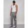 Sports male pants, size 48, gray color