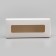 The box is folding, white, 17 x 7 x 4 cm, 0.5 l