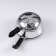 Kalaud d = 12 cm, with silicone pen, chrome