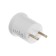 Ecola adapter, plug-patron, E27, 40 x 55 mm, white