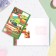 Postcard "Happy Anniversary!" Green car, congruen, glitter, a4