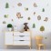 Interior color sticker "Filin in the forest" 50x70 cm
