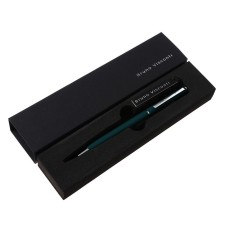 Switching handle, 0.7 mm, BrunovisConti Palermo, blue rod, metal case Soft Touch green, in case