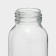 A glass bottle in a white bear cover, 300 ml, h = 17 cm