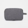 Lightning cosmetic bag, external pocket, gray color