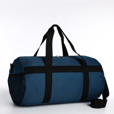 Road bag with lightning, external pocket, long belt, sea wave color