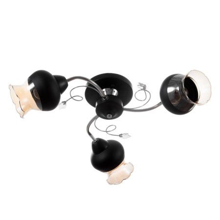 Avtal chandelier 3he27 40W black-chromium 53x53x23 cm Bayerlux