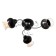 Avtal chandelier 3he27 40W black-chromium 53x53x23 cm Bayerlux