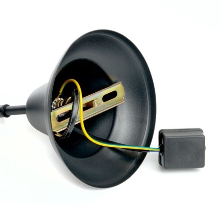 Sadovo-park lamp Feron PL725, IP44, E27, 60 W, 180x180x900 mm, black color-5