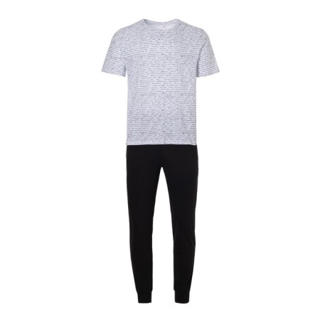 Homemade kit (T -shirt/pants), white/black color, size 56-4