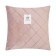 Decorative pillowcase "Ethel" Solo light pink 43x43 cm, polyester