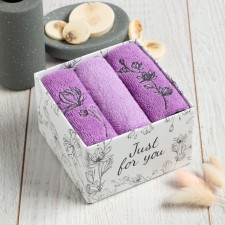 Set of towels Ethel Just for You 30x30 cm-3pcs, 100% cotton 340 g/m2