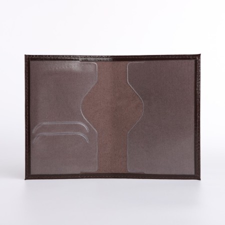 Passport cover, brown color-5