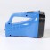 Flight battery flashlight, 2 W+3 W, 800 mAh, 11 x 18 cm, blue