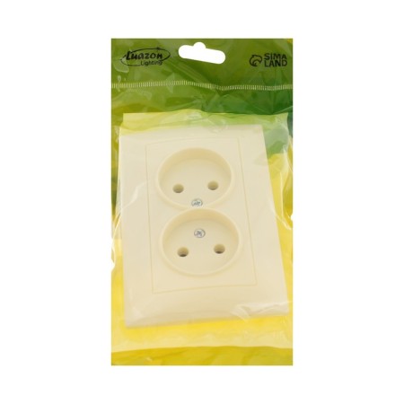 Double Luazon Lighting "Antei", 10 A, hidden, without salary, beige-3