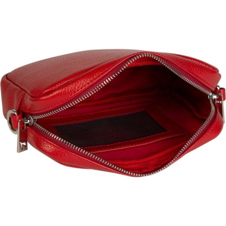 Cross-Bodi bag with Mumi zipper, with a cosmetic bag, red color-2