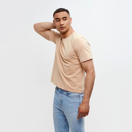 Men's T-shirt Minaku Regular Fit: Black Color, Rr. 56-1