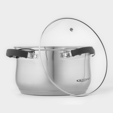 Irida pan, 5.2 l, d = 22 cm, capsule, glass cover, induction-2