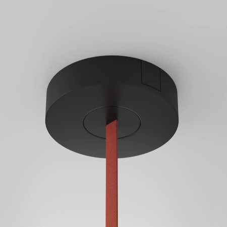 TR5510-BK Patch base with the ability to feed the BELTY BASE D205MM H50MM IP20 Black Alum-1
