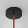 TR5510-BK Patch base with the ability to feed the BELTY BASE D205MM H50MM IP20 Black Alum