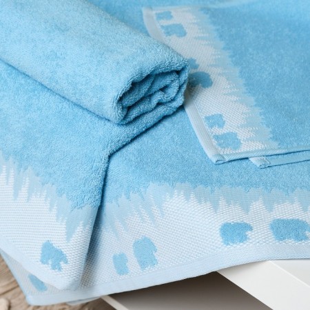 Trick Lovelife "Winter Dream" 30x60 cm, blue, 100% cotton, 400 g/m2-7