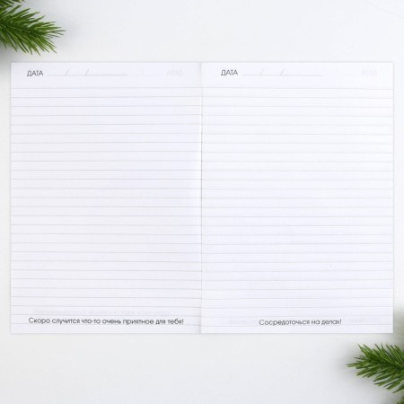 New Year. Notepad with A5 predictions, 12 sheets "The next year will be better"-4