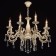 Aurora chandelier, size 68x80x68 cm, 480W 8xe14 IP 20