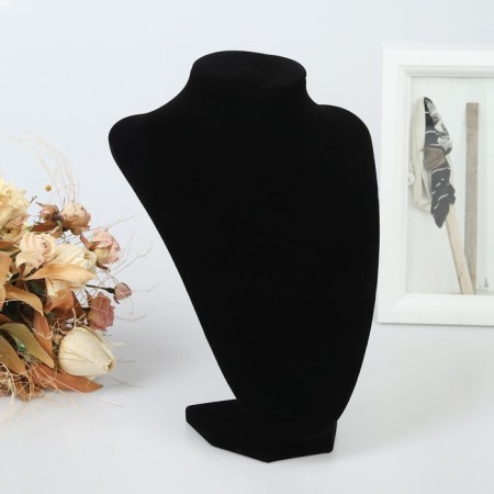Bust for jewelry, 15.5 × 10 × 21 cm, h = 21cm, black color-2