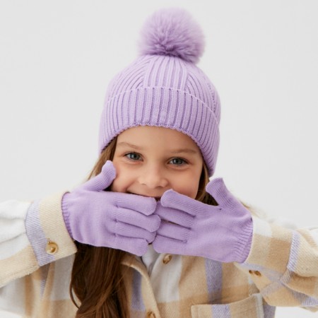 COMPLE CHART and gloves KAFTAN R.52-54 Lilac-2