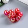 Beads for creativity Plastic "Mercot Red" set of 20 g 1.6x1.6 cm