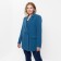 Women's jacket Minaku: classic color sea wave, river 50