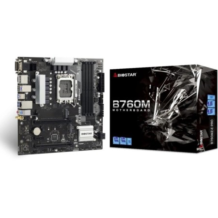 Motherboard BIOSTAR B760MZ-E PRO SOC-1700 Intel B760 4XDDR5 MATX AC`97 8ch (7.1) 2.5GG 107350-3