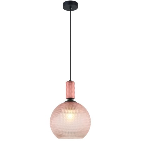 Suspended column Col, 1xe27 40W, size 24.5x24.5x39-150 cm, black color black