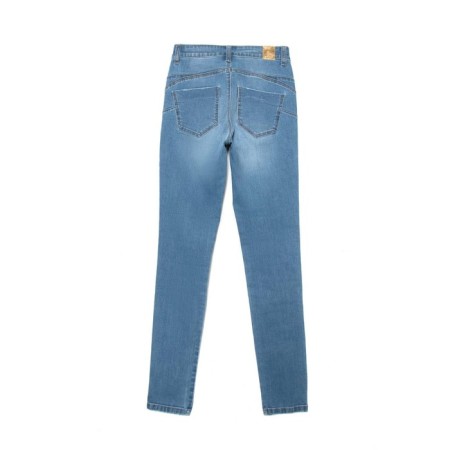 Women's jeans modeling Conte Elegant Skinny, size XS, color Washed Mid Blue-3