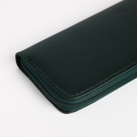 Women's wallet with lightning, green color-2
