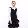 School suit for girls, black color, height 128 cm
