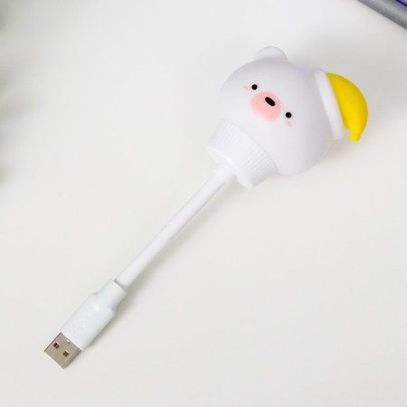 Biger backlight "Bear" LED Search room USB white 6.8x6x19 cm Risalux-1