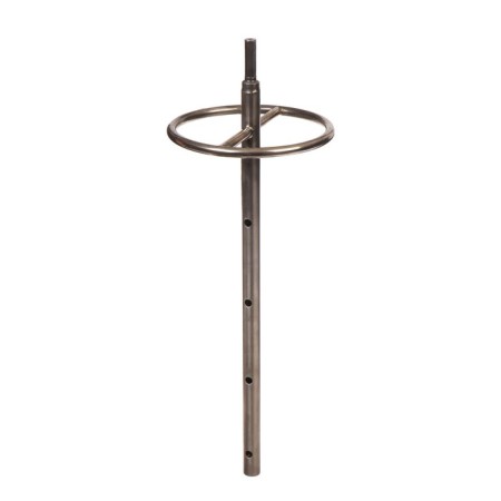 Yaman adapter for a screwdriver, with a circle, d = 19 mm, for ice blocks Helios and LR, stainless steel