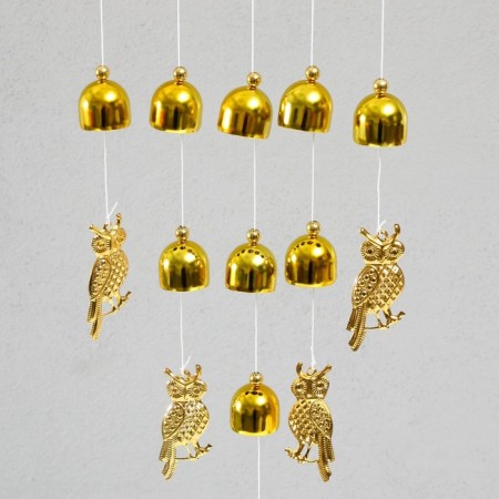 Wind Music Metal "Crescent and Filin" 9 bells 80x17.5x2.5 cm-2