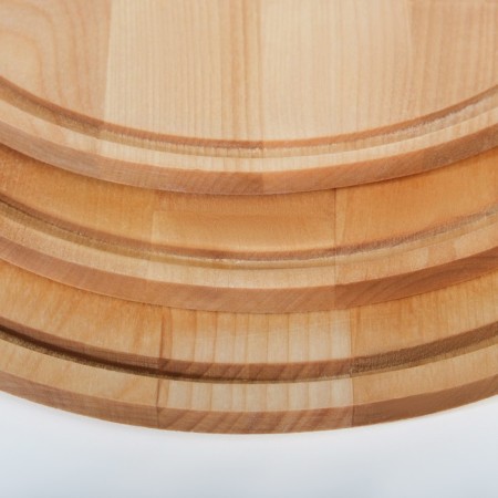 A set of cutting boards from birch without a stand, 3 pcs, 20x20, 24x24 and 26x26 cm-2