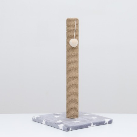 Clamp "Police" on a stand, 54 x 31 cm, jute, mix of flowers-3