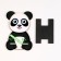 Stand for the phone "Panda", wood