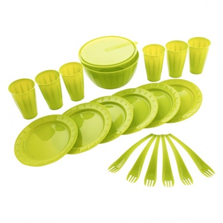 PALISAD CAMPING picnic set, 6 people, 20 items, 9 L container in the kit
