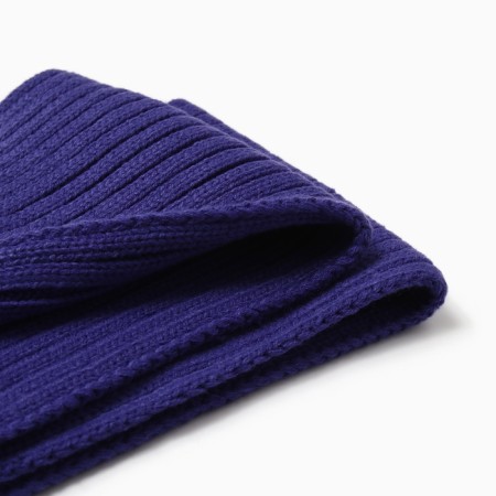 Women's scarf minku, Blue color, 180*18-2