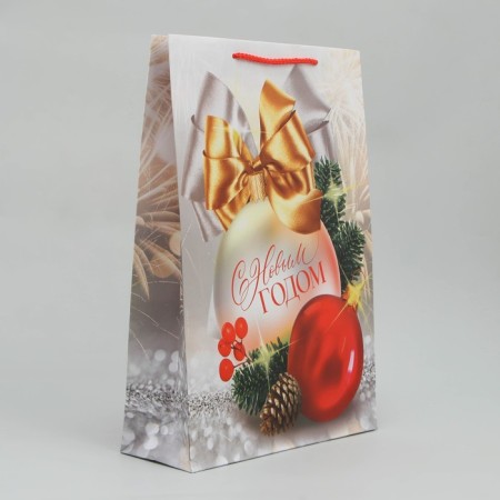 Laminated vertical "holiday for you", l 28 x 38 x 9 cm, new year-2