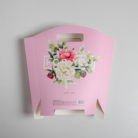 Gift package, packaging, "With Love", 23 x 22 x 6 cm-3