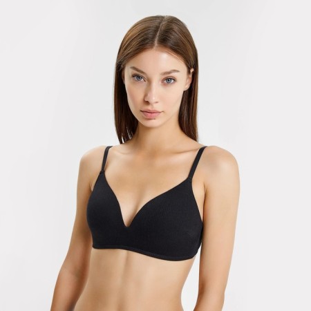 Women's bra, black color, size 75b