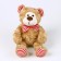 Soft toy "Bear", with a bow, 20 cm, beige color