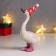 Souvenir Polystone "Lapnoi goose in the New Year's cap" 14x9.3x5.2 cm