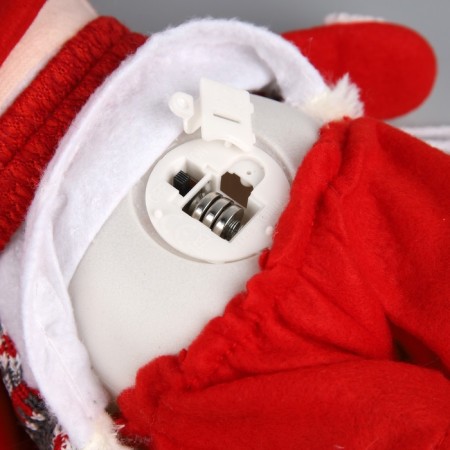 LED figure "Snowman" 13 × 30 × 8 cm, textiles, batteries LR1130X3, glow warm white-3